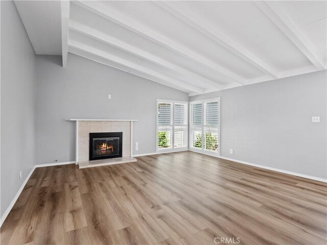 27545 Santa Clarita Rd, Saugus, CA 91350 - unfurnished living room with a fireplace and wood finished floors