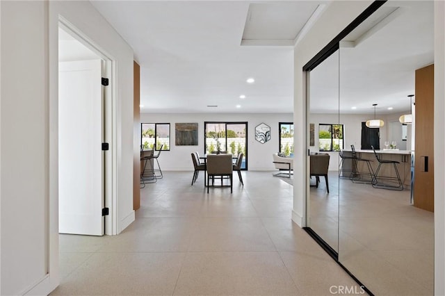 2901 N Biskra Rd, Palm Springs, CA 92262 - hall with recessed lighting and healthy amount of natural light