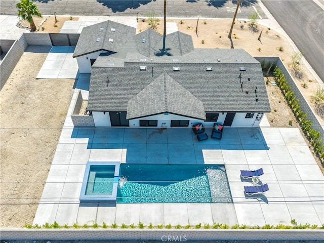 2901 N Biskra Rd, Palm Springs, CA 92262 - view from above of property