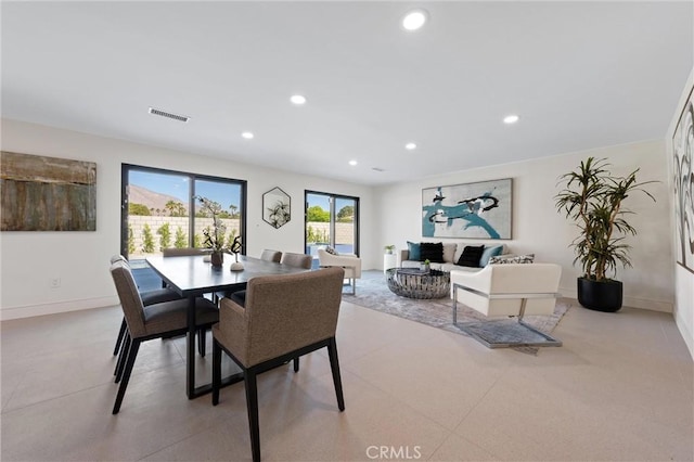 2901 N Biskra Rd, Palm Springs, CA 92262 - dining area with recessed lighting and baseboards