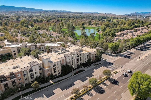 24545 Town Center Dr Unit 5405, Valencia, CA 91355 - drone / aerial view of a water and mountain view