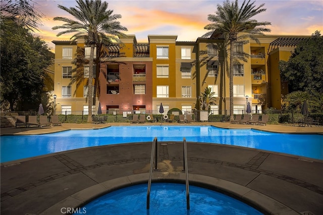 24545 Town Center Dr Unit 5405, Valencia, CA 91355 - community pool with a patio