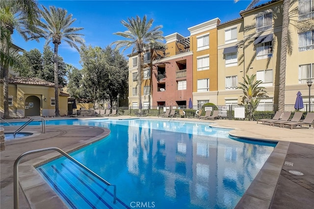 24545 Town Center Dr Unit 5405, Valencia, CA 91355 - community pool featuring a patio area