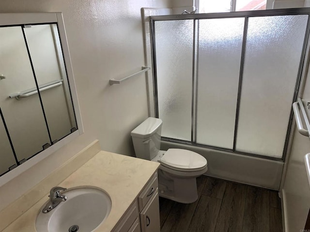1878 Wolviston Way, San Diego, CA 92154 - bathroom with wood finished floors, vanity, and enclosed tub / shower combo