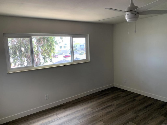1878 Wolviston Way, San Diego, CA 92154 - unfurnished room featuring plenty of natural light, dark wood-style flooring, and ceiling fan