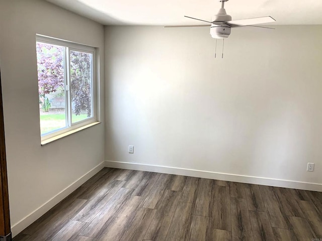 1878 Wolviston Way, San Diego, CA 92154 - unfurnished room with dark wood-type flooring and ceiling fan