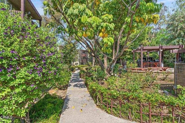 5870 Benner St Unit 102, Los Angeles, CA 90042 - view of community with a pergola