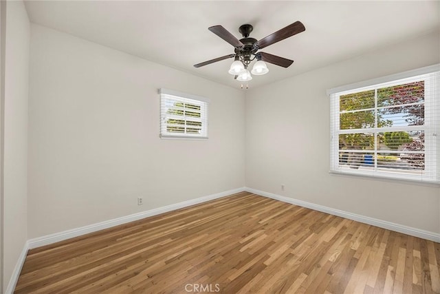 17139 Strathern St, Van Nuys, CA 91406 - spare room with light wood-style floors and ceiling fan