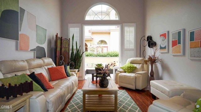 1239 Bayside Ln, Oxnard, CA 93035 - living room with wood finished floors