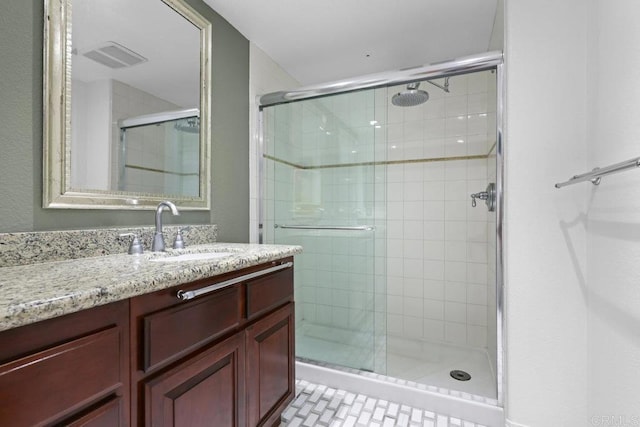 301 W G St Unit 119, San Diego, CA 92101 - bathroom with a stall shower and vanity