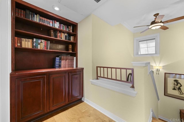 301 W G St Unit 119, San Diego, CA 92101 - corridor with baseboards and light wood-type flooring