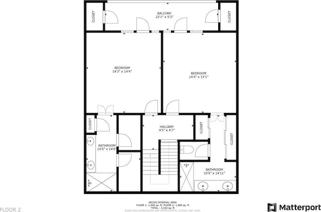 301 W G St Unit 119, San Diego, CA 92101 - view of room layout