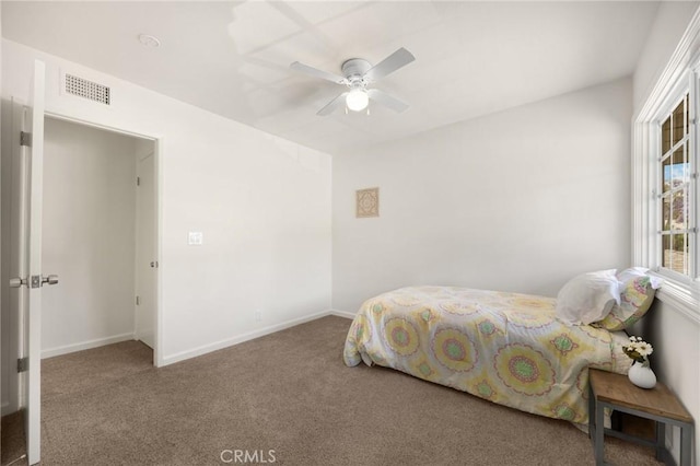 1345 W Valley View Dr, Fullerton, CA 92833 - bedroom featuring carpet flooring and ceiling fan