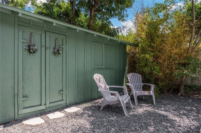 1345 W Valley View Dr, Fullerton, CA 92833 - view of patio featuring a shed