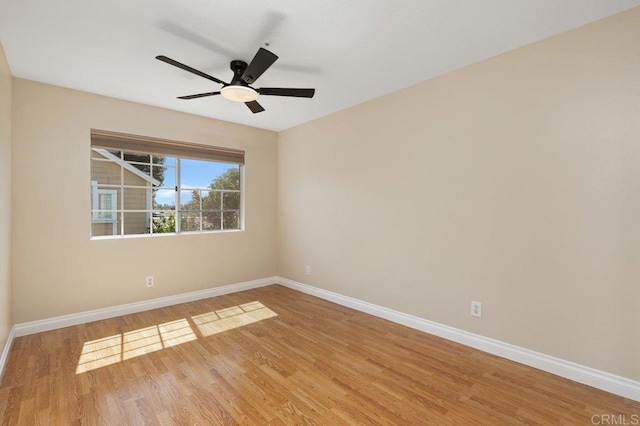 15140 Chase St, North Hills, CA 91343 - spare room with wood finished floors and a ceiling fan
