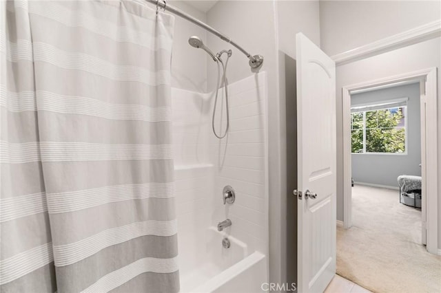 16502 Casa Grande Ave Unit 318, Fontana, CA 92336 - full bathroom with shower / bath combo and baseboards