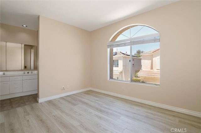 27861 Crown Court Cir Unit 72, Valencia, CA 91354 - spare room with light wood-type flooring and recessed lighting