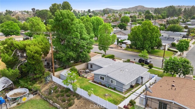 27439 Santa Clarita Rd, Saugus, CA 91350 - aerial perspective of suburban area featuring a mountain backdrop