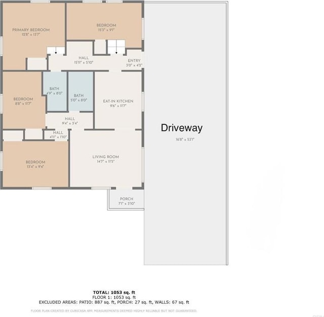 846 44th St, San Diego, CA 92102 - view of property floor plan