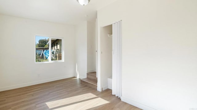 846 44th St, San Diego, CA 92102 - spare room featuring light wood-style floors and baseboards