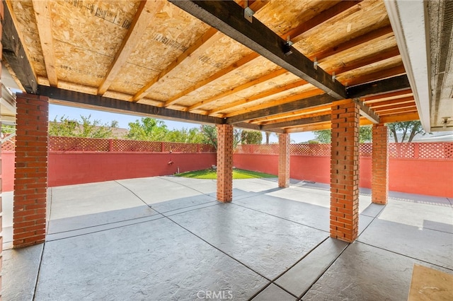 25925 Roanoke Rd, Menifee, CA 92586 - fenced backyard featuring a patio area