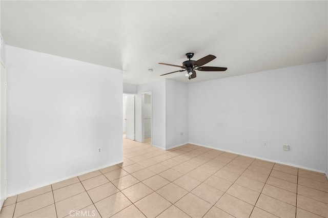 25925 Roanoke Rd, Menifee, CA 92586 - unfurnished room with a ceiling fan and light tile patterned floors
