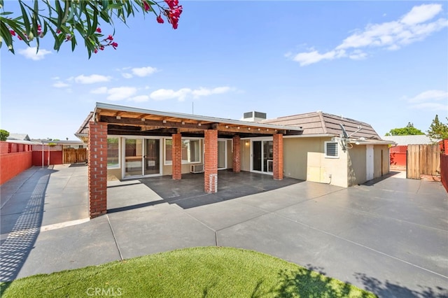 25925 Roanoke Rd, Menifee, CA 92586 - back of house featuring a patio and stucco siding