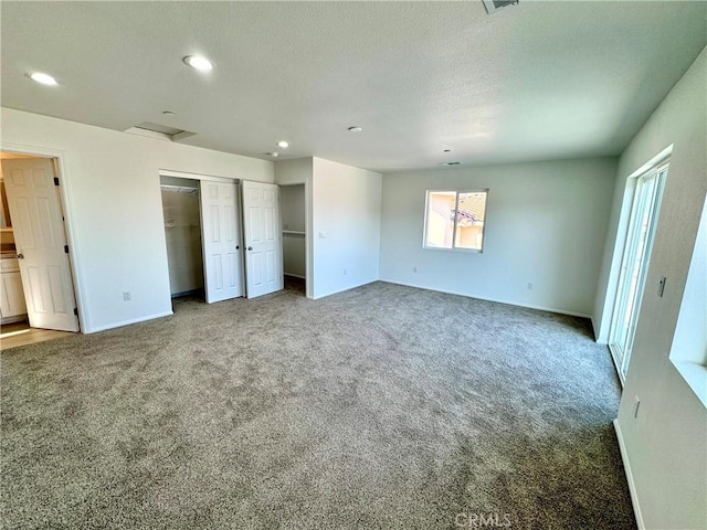 13105 Via Tuscany, Riverside, CA 92503 - unfurnished bedroom with carpet flooring, recessed lighting, and a textured ceiling