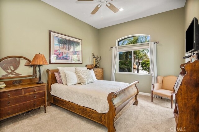 21891 Winnebago Ln, Lake Forest, CA 92630 - carpeted bedroom with baseboards and a ceiling fan