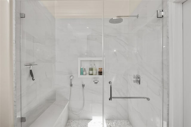 21891 Winnebago Ln, Lake Forest, CA 92630 - full bathroom featuring a marble finish shower