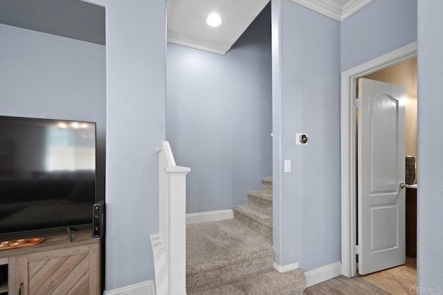 2128 Cantata # 38, Chula Vista, CA 91914 - stairway with crown molding
