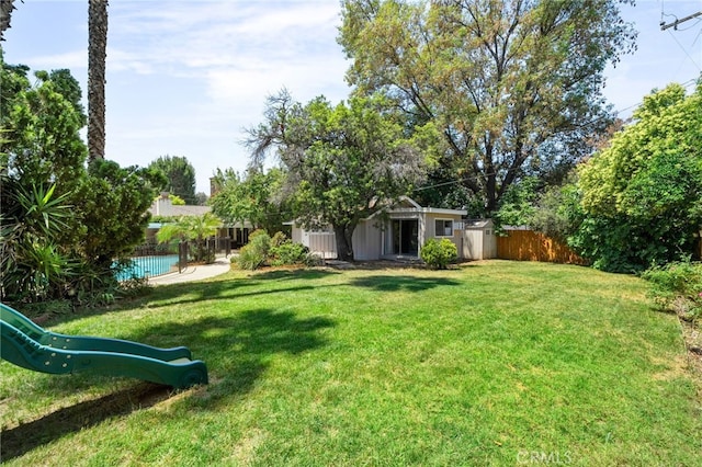 313 E S Ave, Redlands, CA 92373 - view of yard with a storage shed