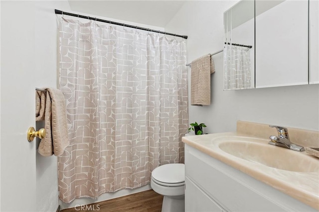 2892 Los Feliz Ct Unit 37, San Luis Obispo, CA 93401 - full bathroom with vanity and wood finished floors