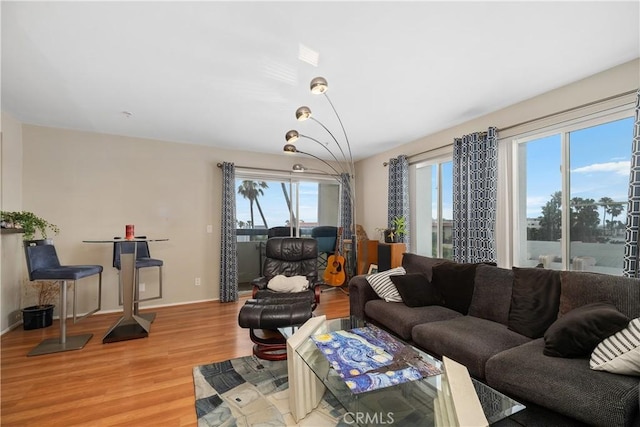 200 S Catalina Ave Unit 307, Redondo Beach, CA 90277 - living area featuring light wood finished floors and baseboards