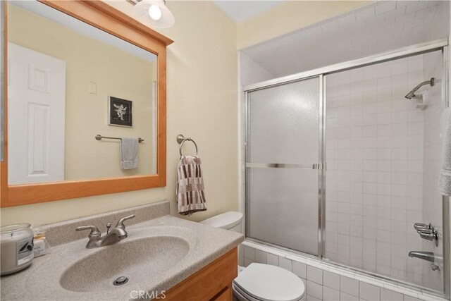 200 S Catalina Ave Unit 307, Redondo Beach, CA 90277 - bathroom with enclosed tub / shower combo and vanity