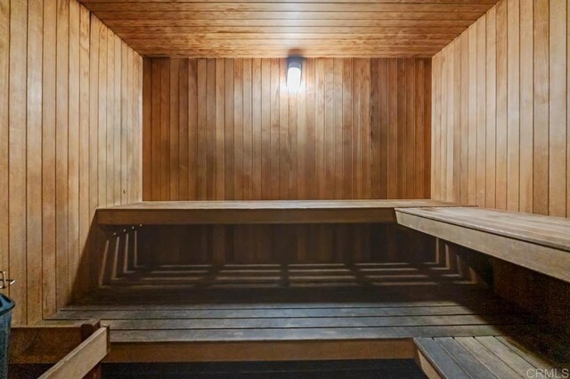 12191 Cuyamaca College Dr E Unit 213, El Cajon, CA 92019 - sauna / steam room with wooden ceiling and wooden walls
