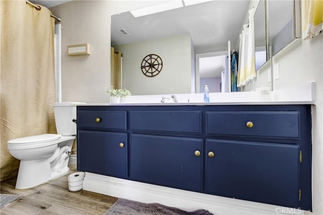 1964 Baseline Rd, La Verne, CA 91750 - bathroom featuring vanity and wood finished floors