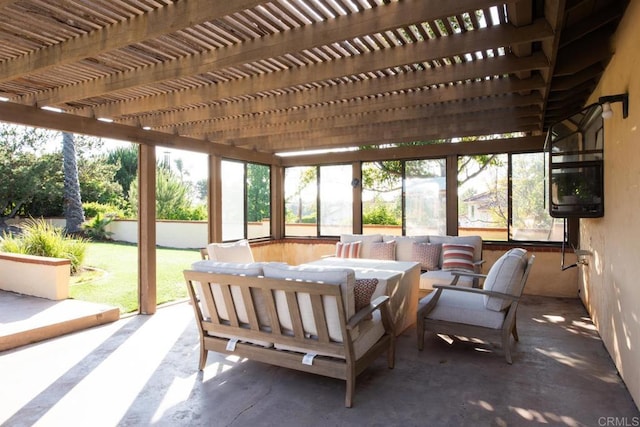 11705 Via Medanos, San Diego, CA 92128 - sunroom with an outdoor living space