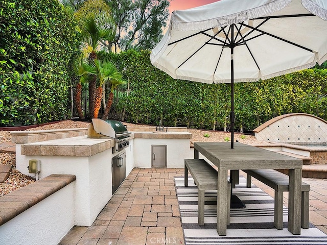 29 Via Timon, San Clemente, CA 92673 - view of patio featuring an outdoor kitchen and outdoor dining area