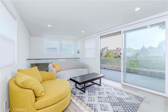 615 El Redondo Ave, Redondo Beach, CA 90277 - living room with healthy amount of natural light, wood finished floors, and recessed lighting