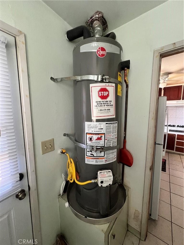 8675 Colorado Ave, Riverside, CA 92504 - utility room featuring strapped water heater