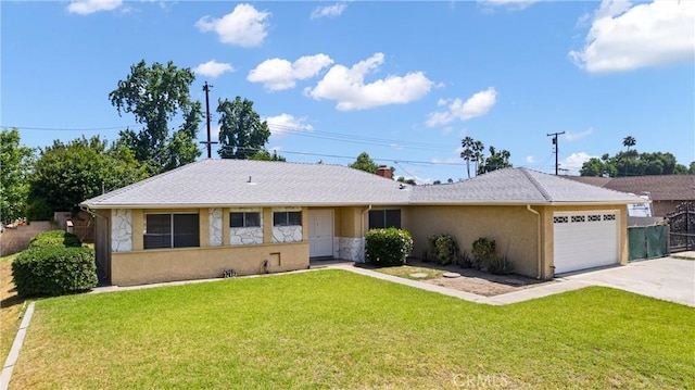 558 W Philadelphia St, Ontario, CA 91762 - single story home with a garage, driveway, stucco siding, and stone siding