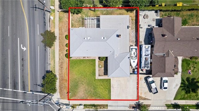 558 W Philadelphia St, Ontario, CA 91762 - aerial view of property's location featuring property boundaries highlighted