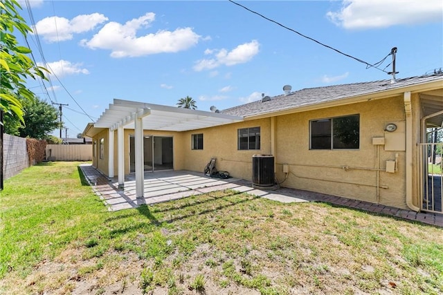 558 W Philadelphia St, Ontario, CA 91762 - rear view of house with a patio area, stucco siding, and a pergola