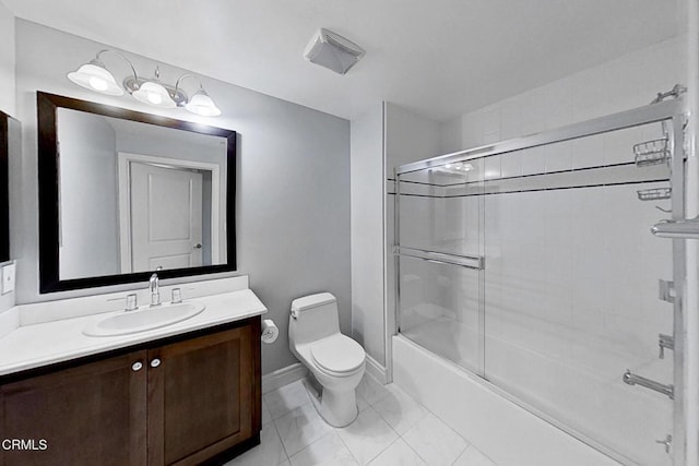 4424 Whitsett Ave Unit 102, Studio City, CA 91604 - bathroom with vanity and combined bath / shower with glass door