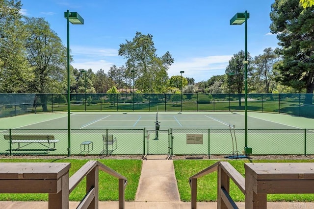 9 Rolling View Ln, Fallbrook, CA 92028 - view of tennis court