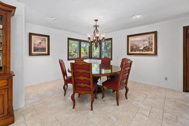 9 Rolling View Ln, Fallbrook, CA 92028 - dining area featuring a chandelier