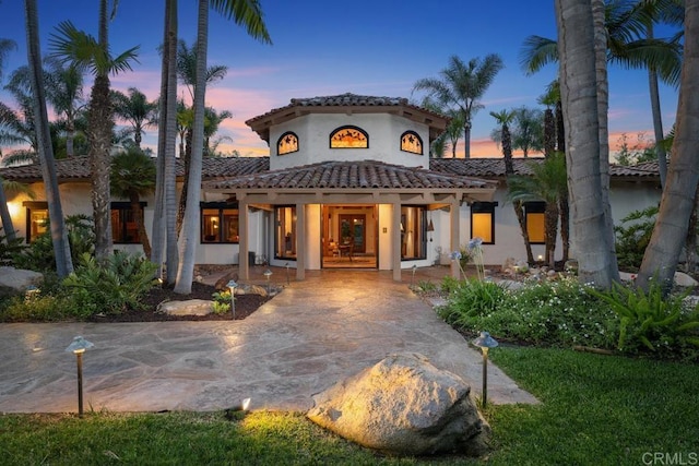 9 Rolling View Ln, Fallbrook, CA 92028 - mediterranean / spanish home with stucco siding and a tile roof