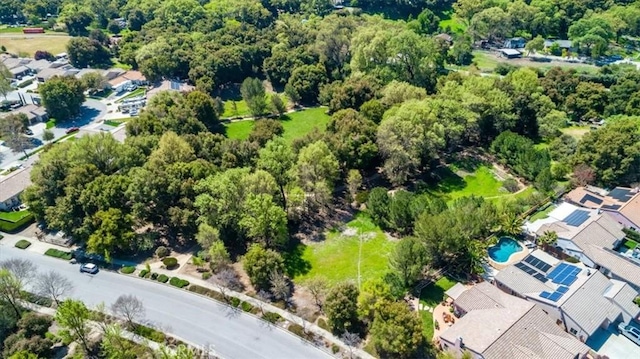 6195 Via Huerto Ct, Atascadero, CA 93422 - aerial view of a pool area and a forest