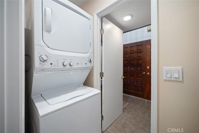 1565 Strand Way, Oceano, CA 93445 - washroom featuring stacked washer / drying machine